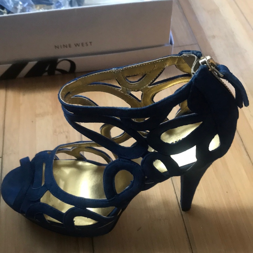 Blue suede shoes
